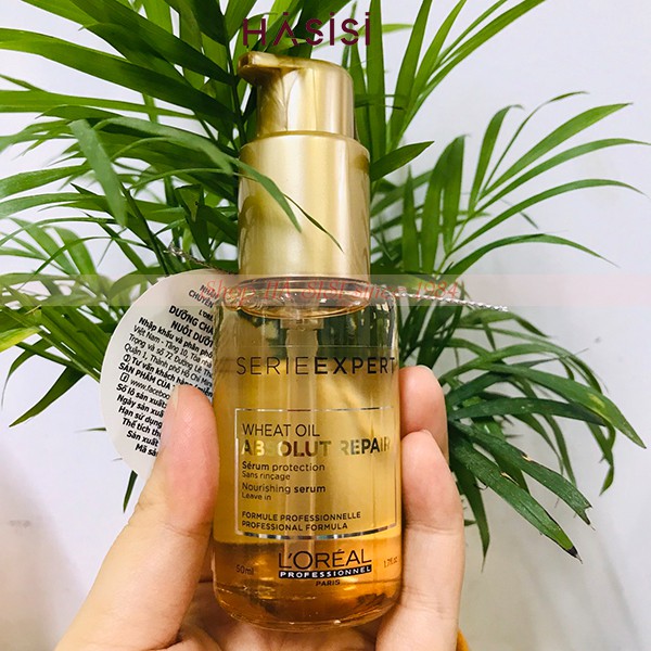 DẦU DƯỠNG TÓC L'OREAL - Serie Expert Wheat Oil Absolut Repair 50ml | BigBuy360 - bigbuy360.vn