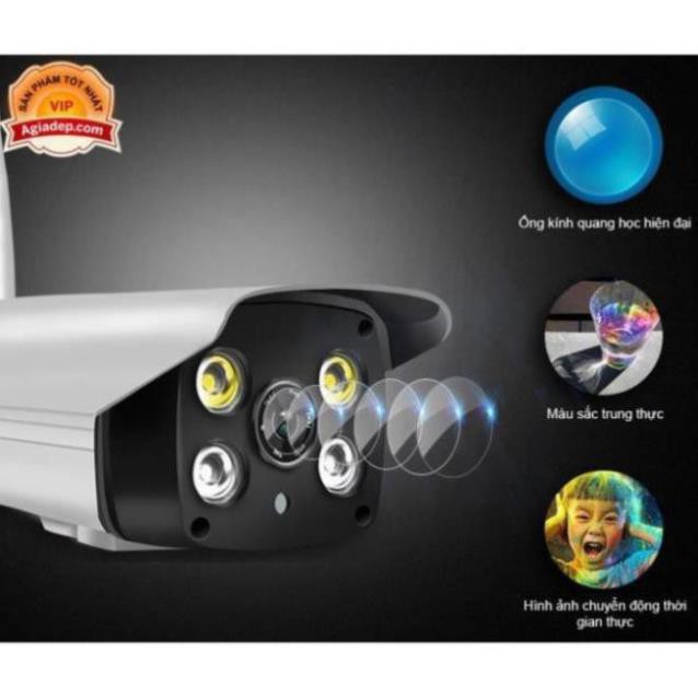 Camera wifi giám sát ngoài trời chống nước camhi 720p - Loại xịn độ bền cao Teppi 16 1