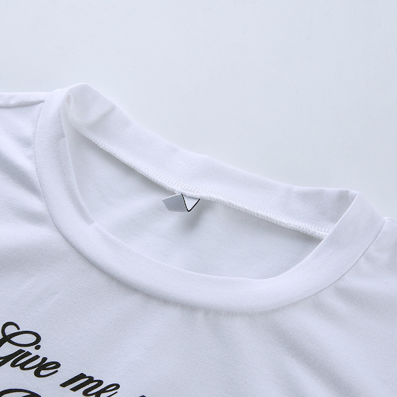 Áo Thun Nữ Ngắn Tay Cổ Tròn Thời Trang