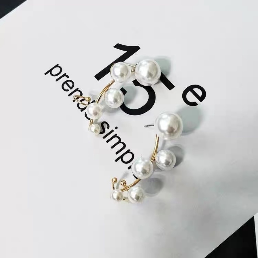 Bông Tai Đính Ngọc Trai Sang Trọng Thời Trang Cho Cô Dâu