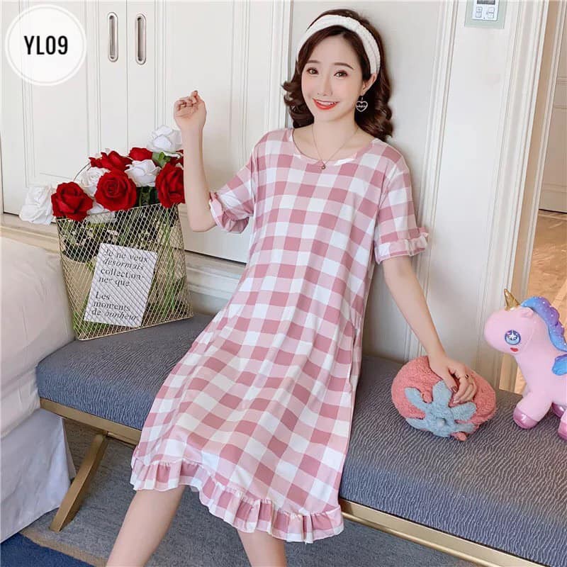 Váy Bầu Cotton Hàn Thanh Hằng Baby Từ 40 - 75 Kg