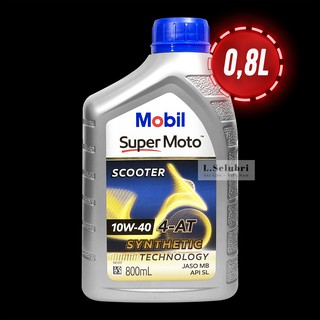 Nhớt Tay Ga Mobil Super Moto Scooter 10W40 800ml