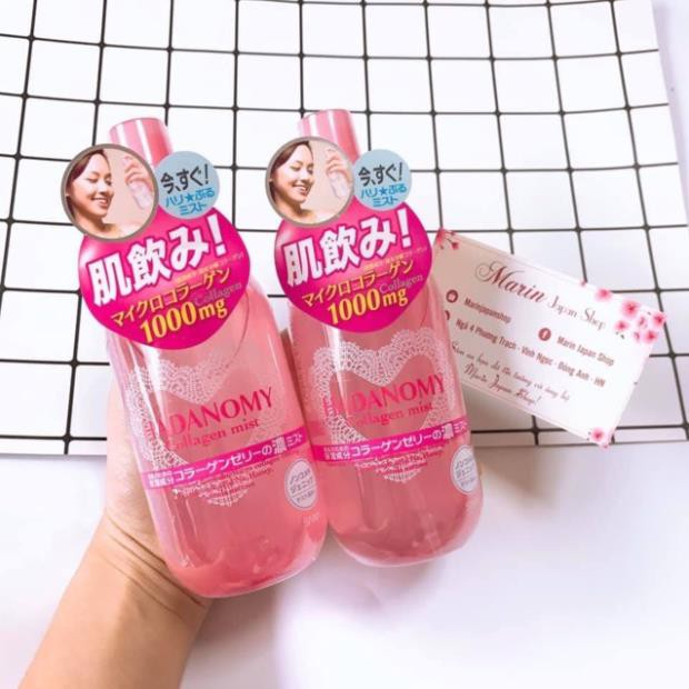 (Có bill Store Nhật)Xịt Khoáng Sana Hadanomy Collagen Mist