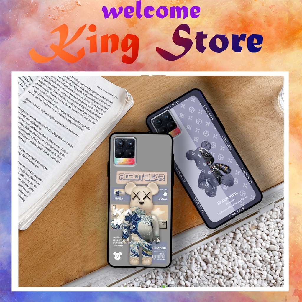 [Sale] Ốp lưng Realme 7/Realme 7i/Realme 7 Pro/Realme 8/Realme 8 Pro/Realme 9i in hình RobotBear hot nhất 2022