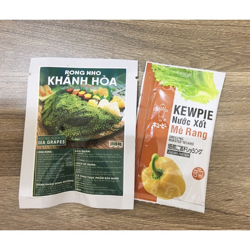 Rong Nho Tách Nước Khánh Hoà ( 1 rong tặng 1 sốt ) | BigBuy360 - bigbuy360.vn