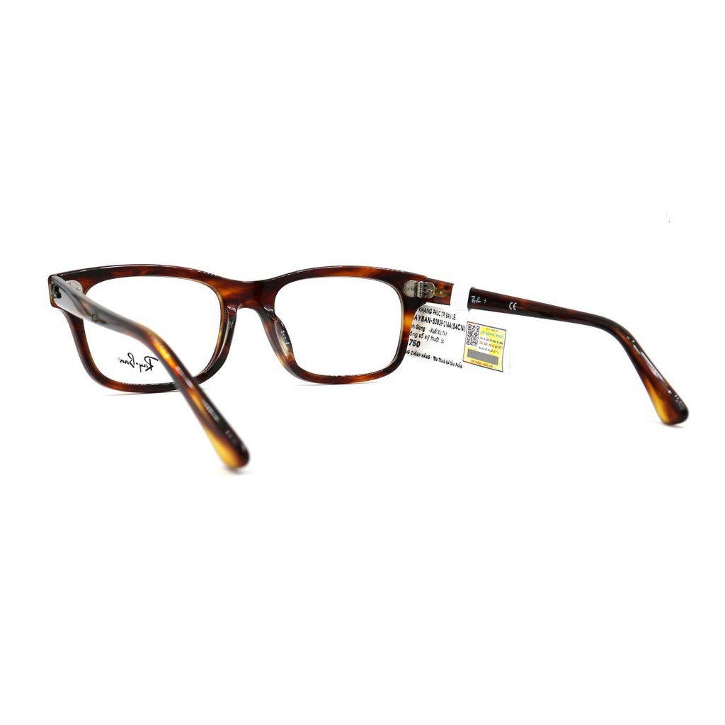 (Hàng chính hãng) Gọng kính nam nữ Rayban RB5383F (54-19-150) màu sắc thời trang, thiết kế dễ đeo bảo vệ mắt