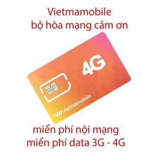 Sim 4g vietnamobile, miễn phí data không giới hạn, miễn phí tháng đầu tiên, phí duy trì chỉ 30k/tháng