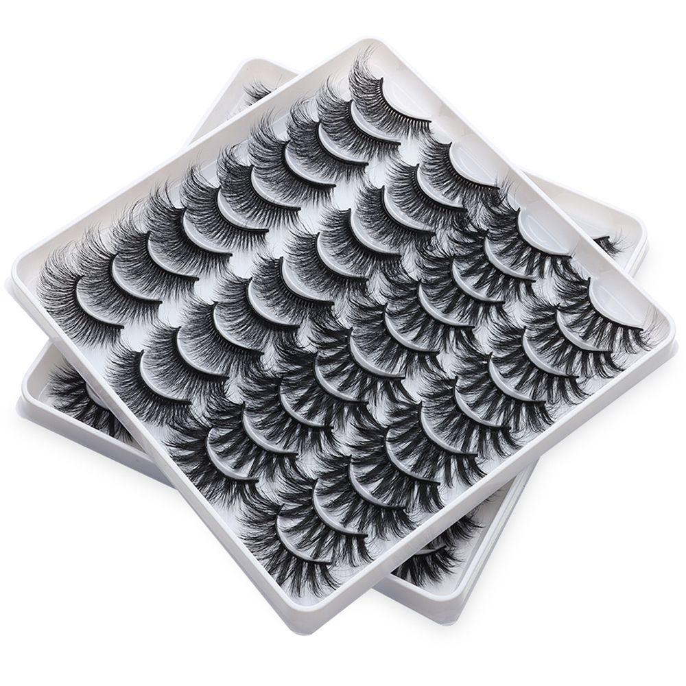Bộ 20 Cặp Lông Mi Giả SOFTNESS SKONHED Dáng Dài Trang Điểm Tự Nhiên