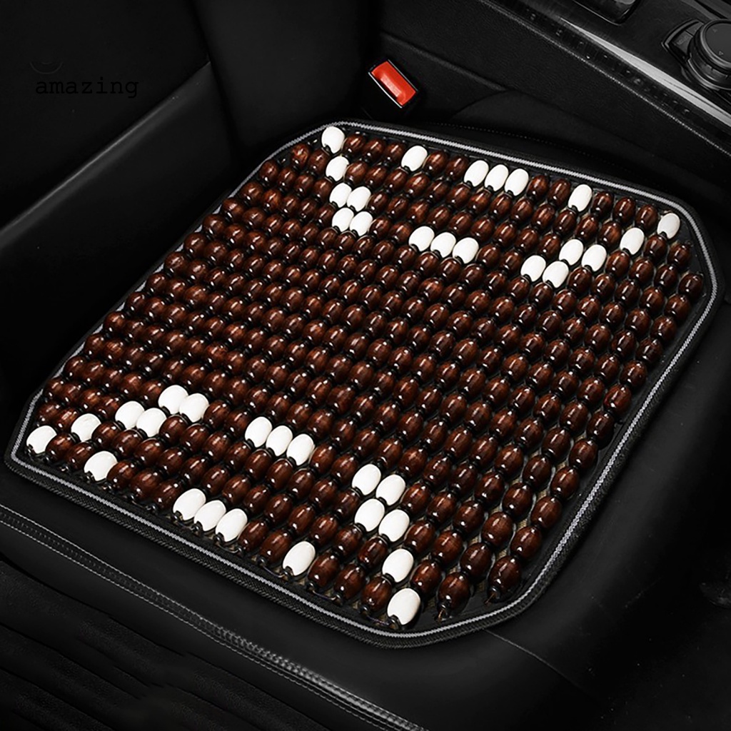 Vỏ Bọc Đệm Massage Gắn Ghế Ngồi Xe Hơi Thiết Kế Chuỗi Hạt Tiện Dụng
