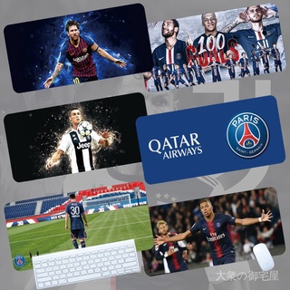 Thảm Lót Chuột Và Bàn Phím Cỡ Lớn In Hình Quả Bóng Đá Paris Saint-German Tiện Dụng Cho Văn Phòng