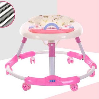 Xe tập đi tròn khung sắt có đàn rời làm đồ chơi cho bé