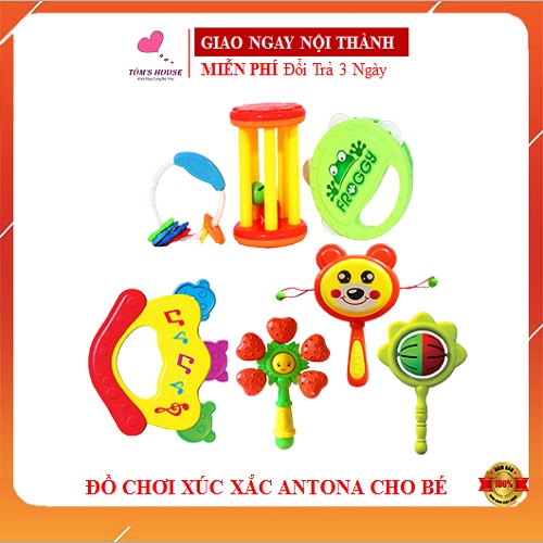 Đồ Chơi Lục Lạc Xúc Xắc Ngặm Nướu Antona Cho Bé