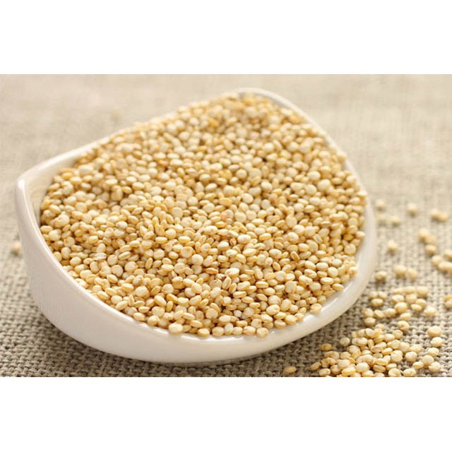 Hạt diêm mạch quinoa trắng hữu cơ nấu cháo cho bé ăn dặm nhập khẩu Pháp
