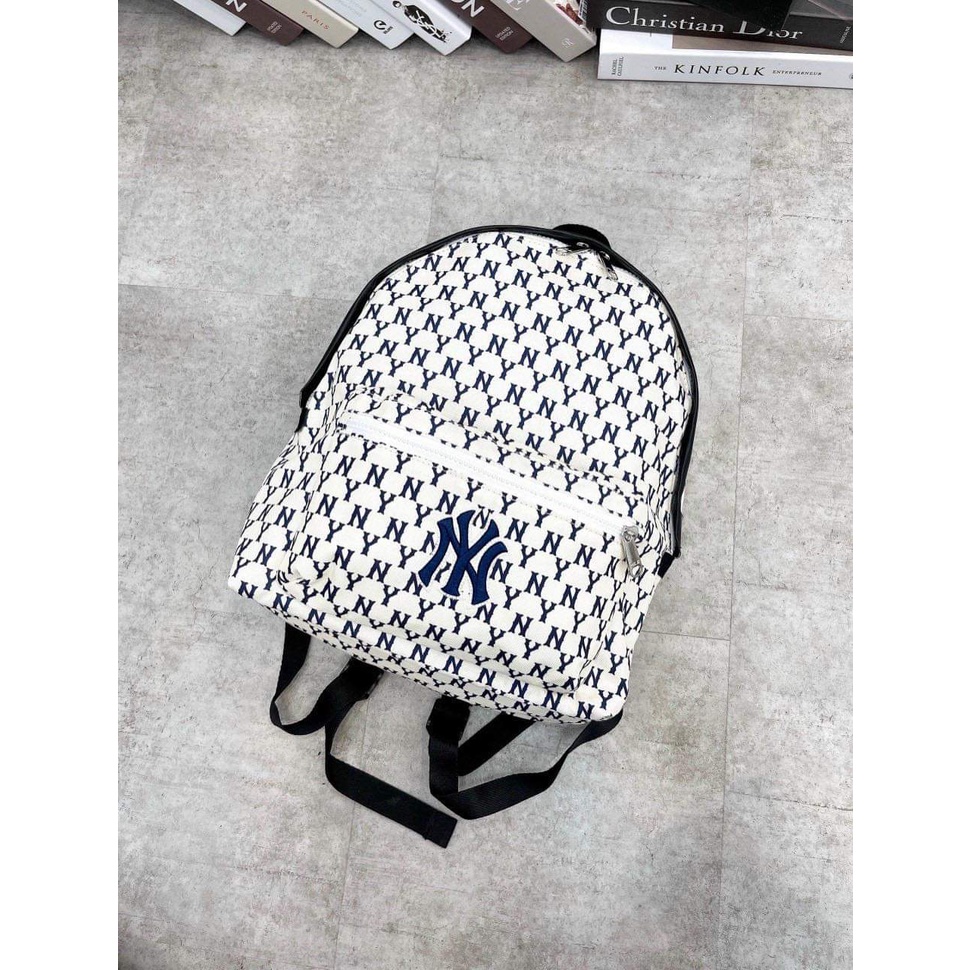 Balo unisex cặp đi học đi chơi nam nữ NY Monogram Tiêu Chuẩn Hàn Quốc Cao Cấp _ N.SHOP