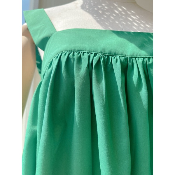 Đầm babydoll đan dây lưng chéo chất vải đẹp MIEU - JA06