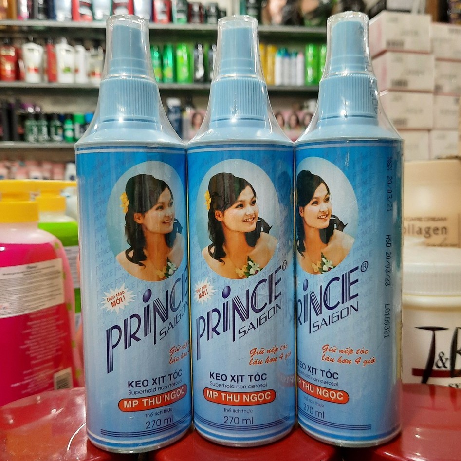 Gôm xịt tóc Prince Sài Gòn 270ml