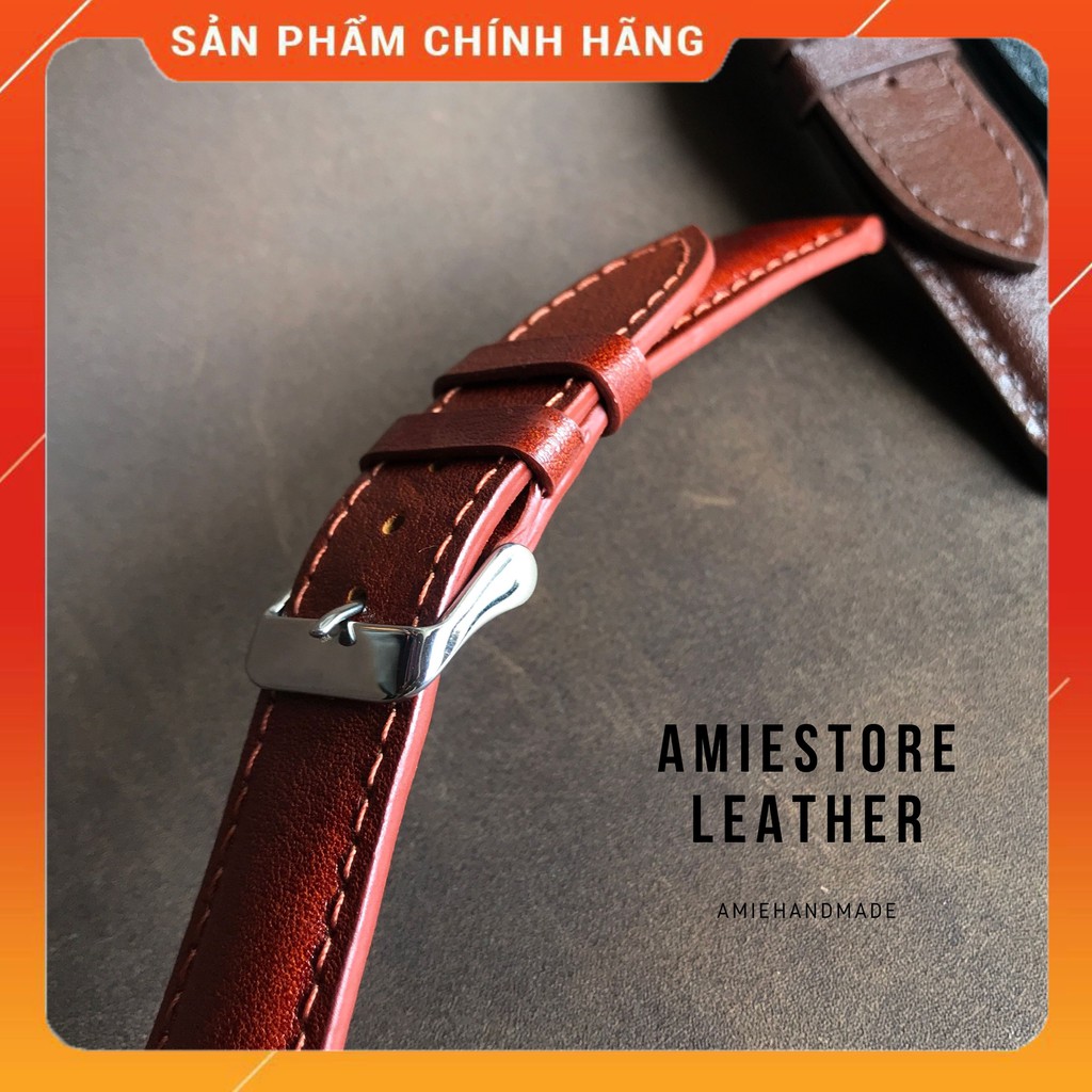 [ Uy Tín ] Dây Da Đồng Hồ Nam - Đồng Hồ Dây Da Nam - Amiestore Leather