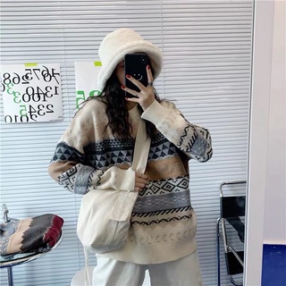 Áo Len Thổ Cẩm Họa Tiết Giữ Ấm, Labibi
