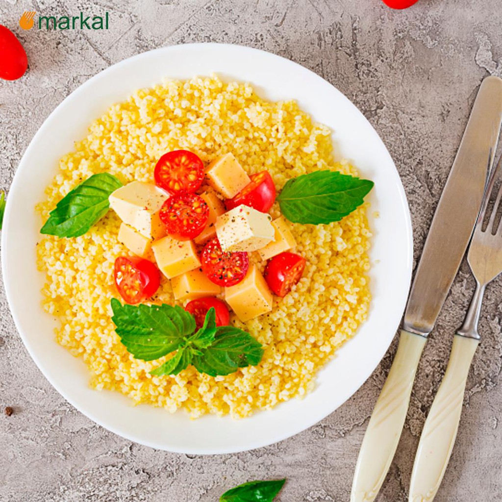 Hạt kê đã bóc vỏ hữu cơ Markal 500g