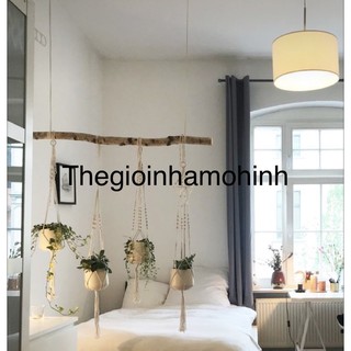 Dây treo chậu cây, macrame, decor, dây treo trang trí