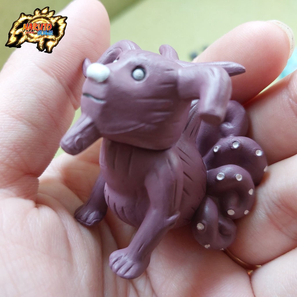 Mô hình Bát Vĩ Khổng Ngưu Naruto Hachibi Gyuki Một trong Cửu vĩ thú hoạt hình nhẫn giả Na Ru To 1524 9