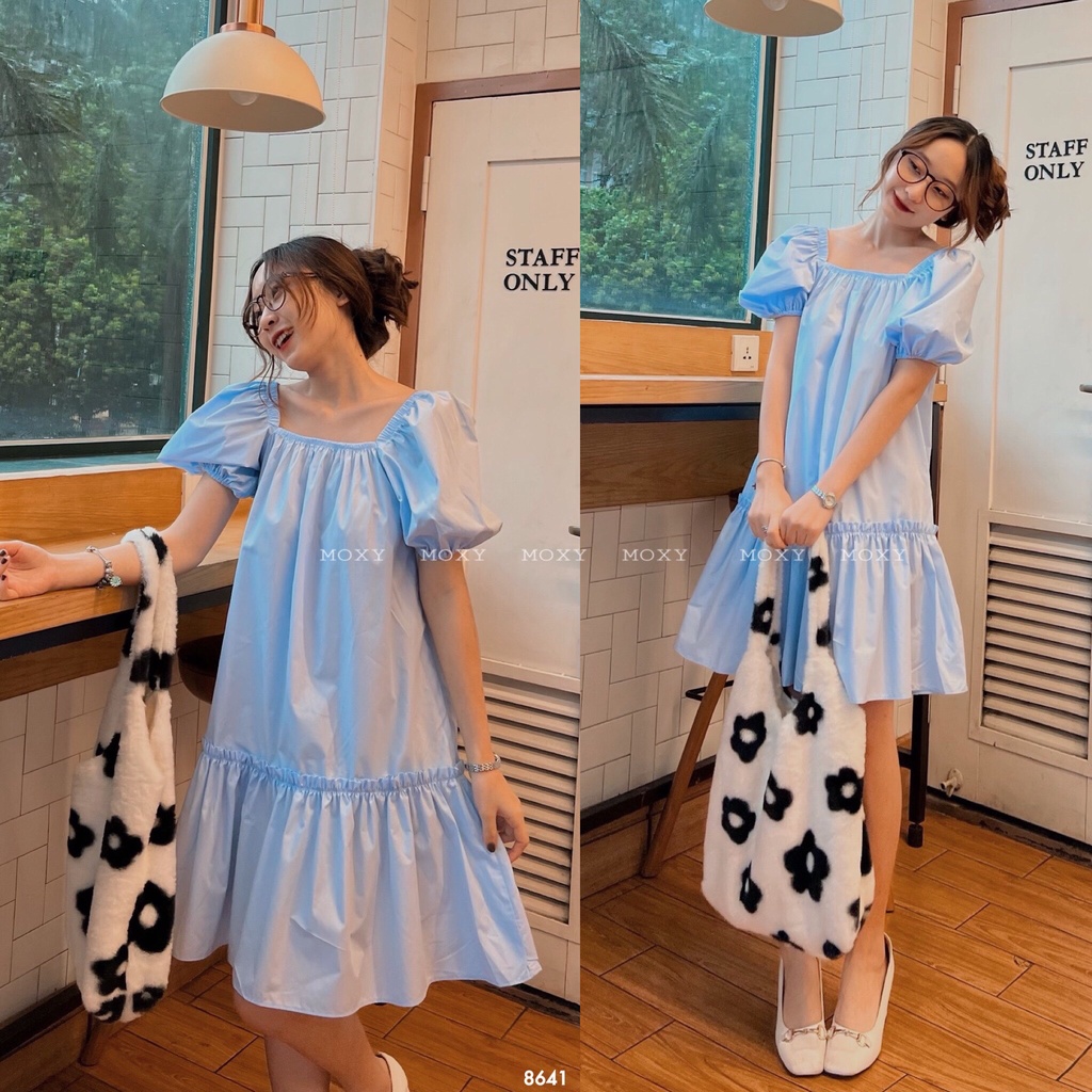 SP008641-Đầm tay phồng