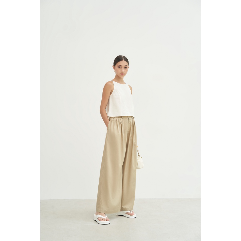 Nosbyn - Quần Xếp Ly Linen - N208-P001