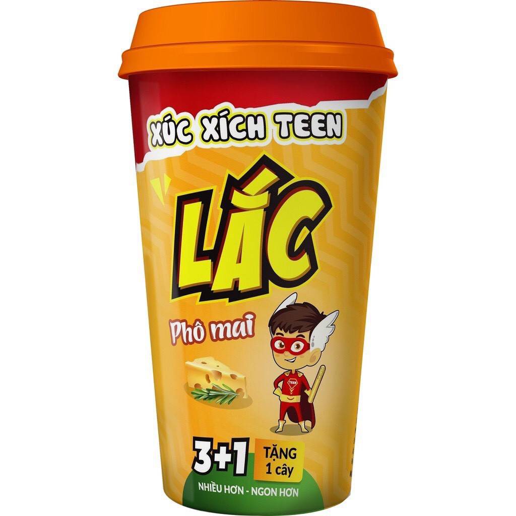 Hôp 4 Cây Xúc Xích Lắc LC Foods 53g