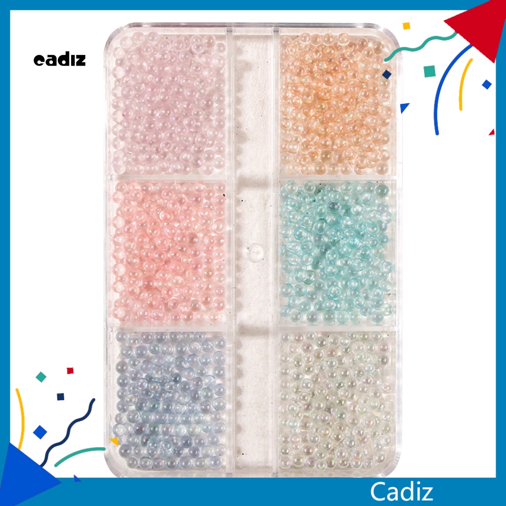 1 Hộp Hạt Cườm 3D Đính Móng Nghệ Thuật