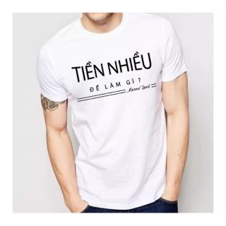 Áo thun nam tiền để làm gì