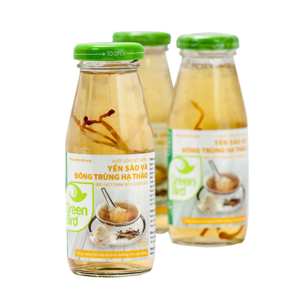 Nước yến sào chưng đông trùng hạ thảo bổ dưỡng - lốc 6 chai - nước yến giá rẻ nhất shopee- nhãn hiệu Nutrinest | BigBuy360 - bigbuy360.vn