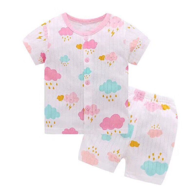 Combo 3 bộ cotton giấy cho bé QATE43