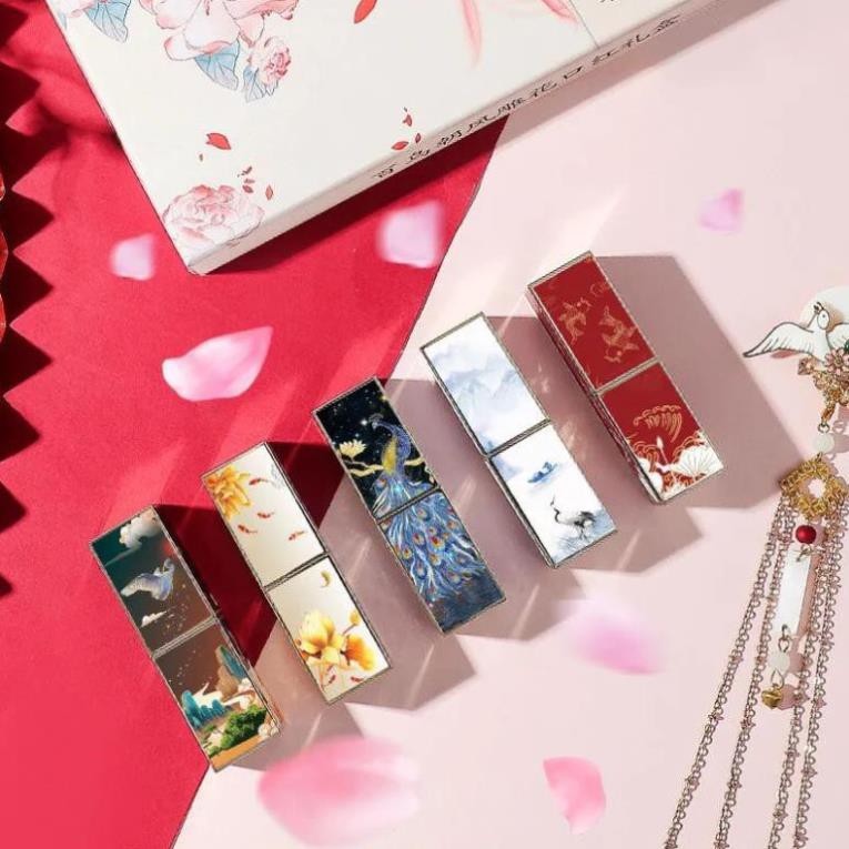 【Hàng Cao Cấp】Son Môi Cao Cấp- Son Set 5 Cây Son Thỏi Màu Lì Siêu Đẹp-Siêu Cá Tính,Không Chì Không Độc Hại-MS014 | BigBuy360 - bigbuy360.vn