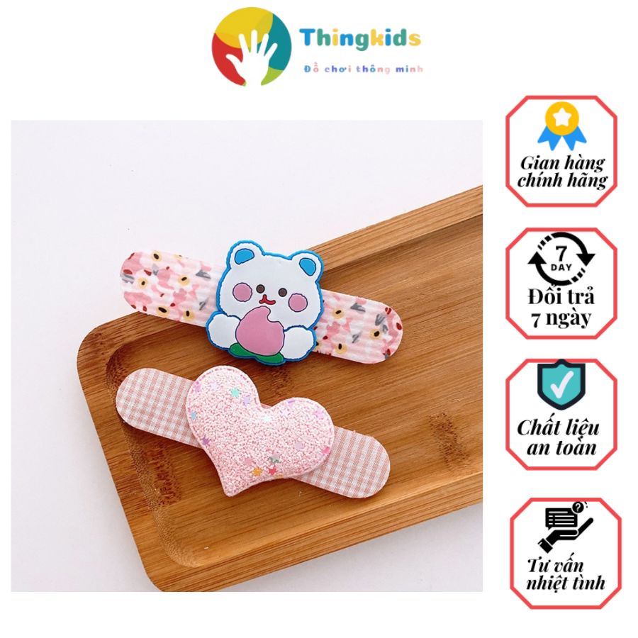 Miếng dán tóc mái dùng tạo kiểu không làm tổn thương tóc tiện lợi cho bé gái - Thingkids