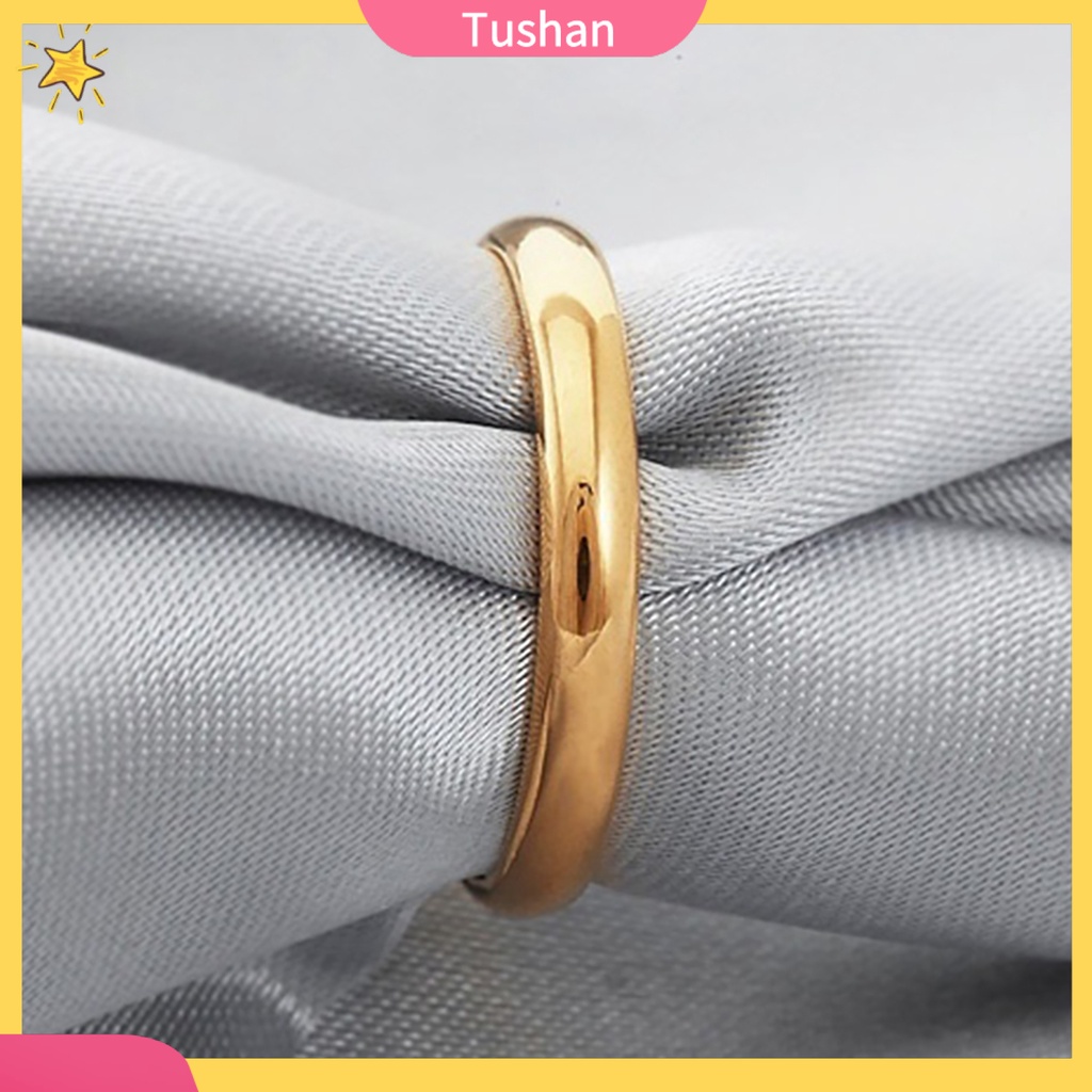 Nhẫn titan đơn giản tinh tế đẹp mắt cho cặp đôi