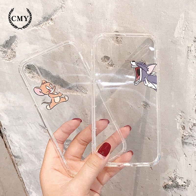 Ốp điện thoại hình mèo và chuột cho iPhone11/11Pro 11pro Max X XR XS XS MAX 7 8 plus SE 12 pro max 12 mini | BigBuy360 - bigbuy360.vn