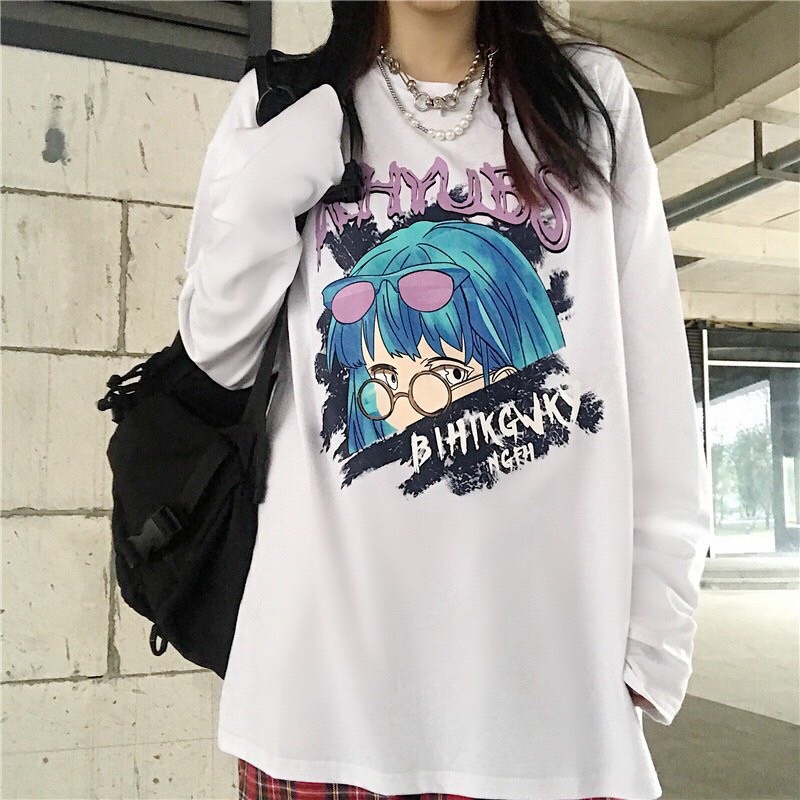 ÁO THUN TAY DÀI⚡️𝐆𝐈𝐀̉𝐌 𝟓𝟎%⚡️FORM RỘNG UNISEX STYLE ULZZANG TRẺ TRUNG NĂNG ĐỘNG