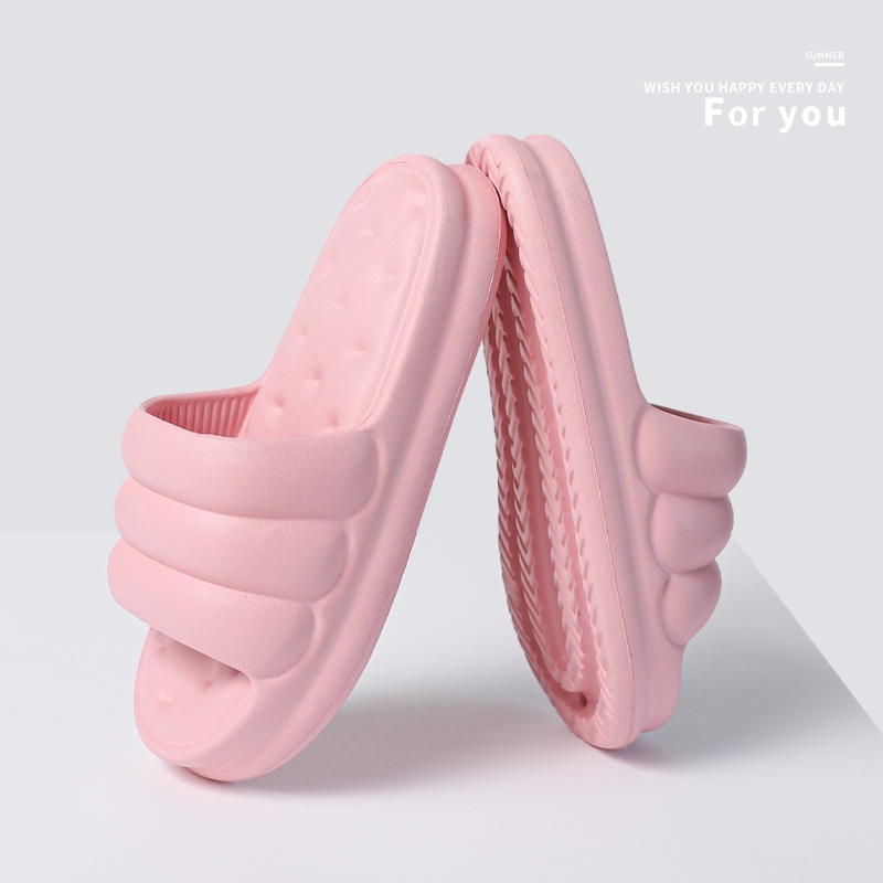 Dép Đi Trong Nhà Đế Dày Mềm Mại Chống Trượt Thiết Kế Đơn Giản Cho Nữ