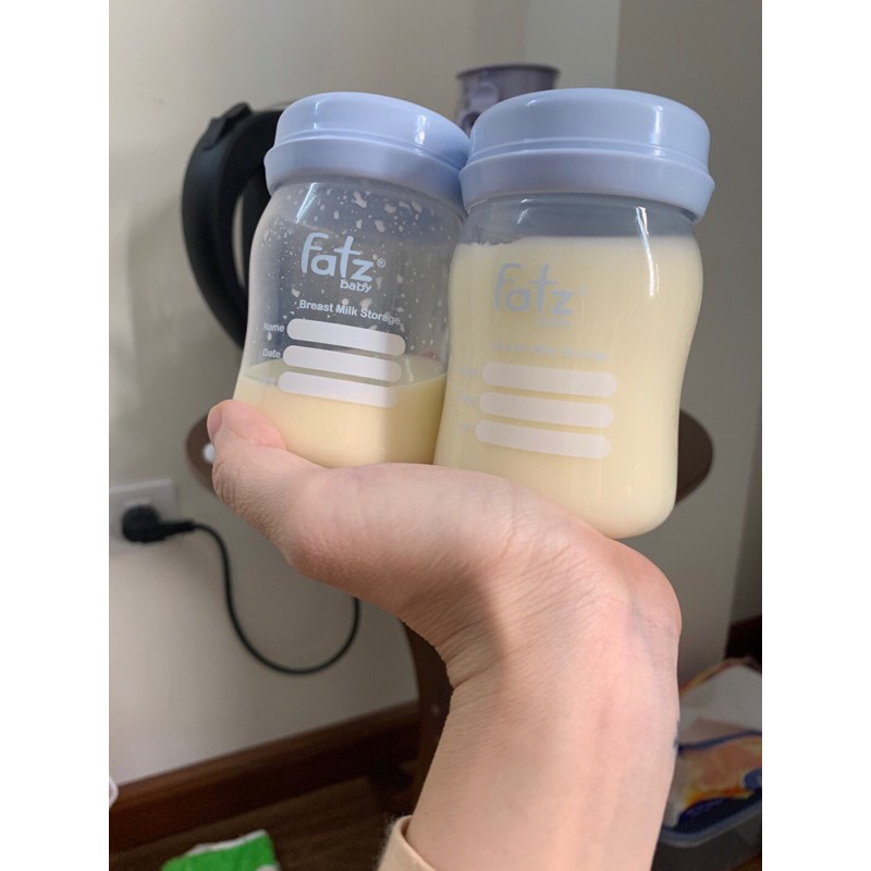 Set 3 Bình Trữ Sữa 150ml Fatz Baby Hàn Quốc Màu Xanh/Hồng