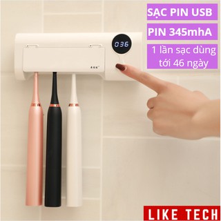 Máy tiệt trùng diệt khuẩn bàn chải đánh răng - Máy diệt khuẩn đầu bàn chải tia UV Diệt khuẩn đến 99.9% chỉ với 5 phút