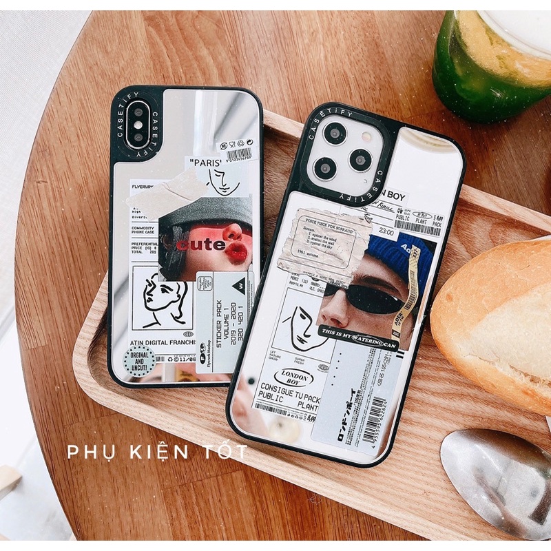 Ốp lưng,case điện thoại nhựa cứng tráng gương iphone 7/8plus,X/Xs/Xsmax, 11/11promax,12/12pro/12promax