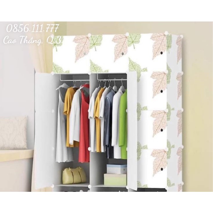 TỦ NHỰA LẮP GHÉP ĐA NĂNG 12 Ô SIZE TO, SÂU 47CM