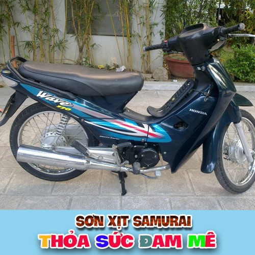 Combo sơn màu Wave xanh nhớt H612