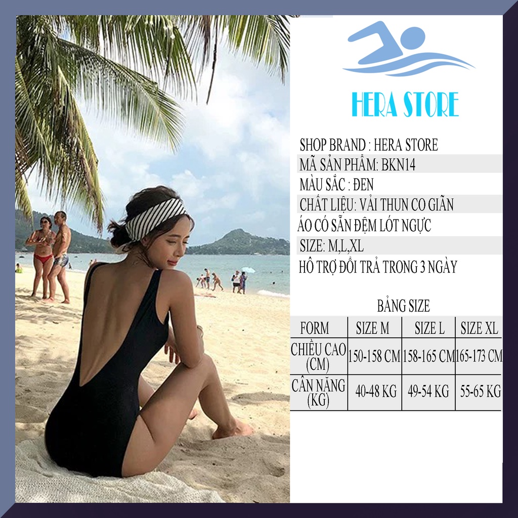 Bikini một mảnh khoét lưng STORE HERA BKN14