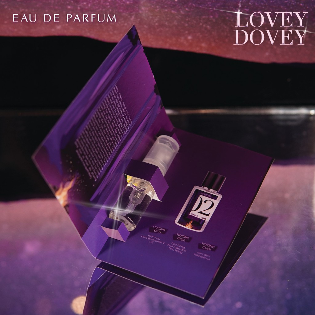 Nước hoa mini dành cho nam và nữ Eur De Perfume chai 2ml nhỏ gọn, tiện dụng, hương 6-8 tiếng - LOLI & THE WOLF | Thế Giới Skin Care