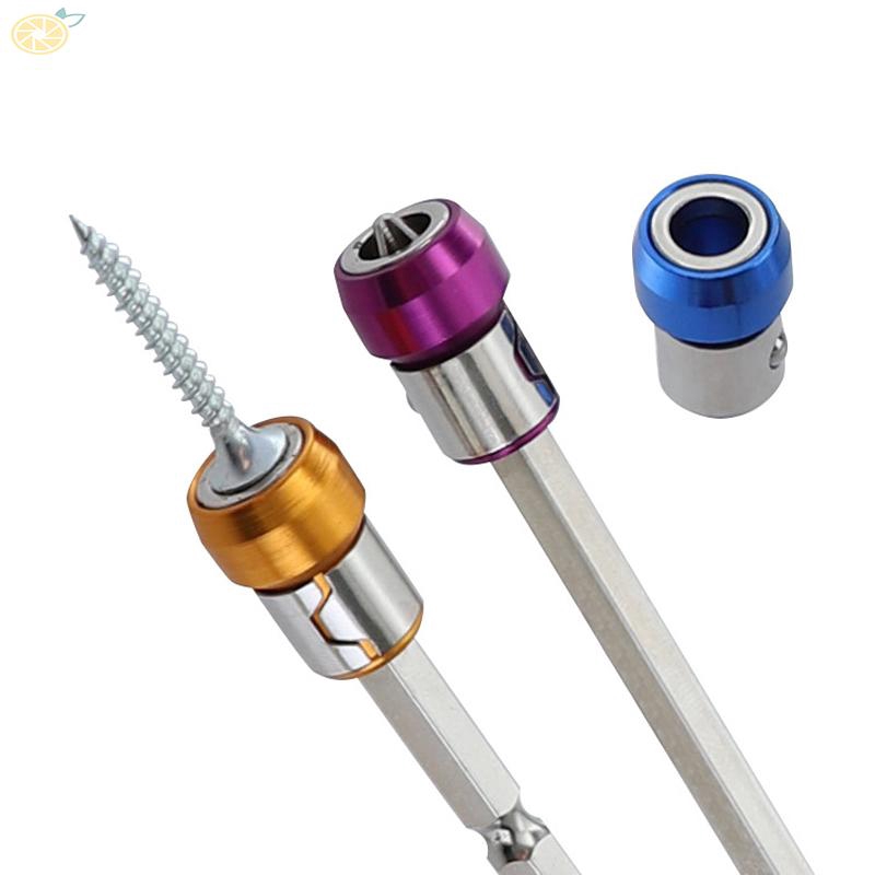Screwdriver Bits Accessories Workshop Equipment Nutdrivers Magnetic ring Anti-slip Metal Supplies High quality