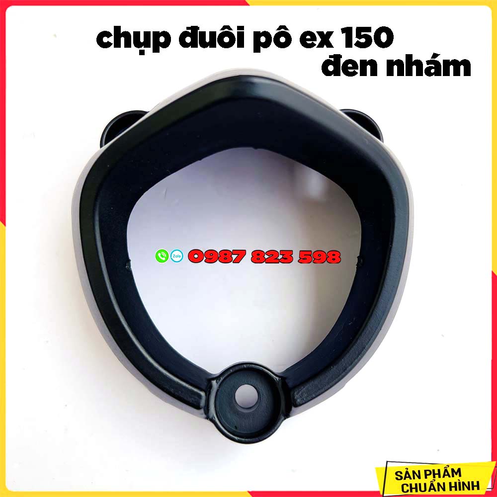 Ốp Pô Exciter 155 , Exciter 150 Đen Nhám Full - Ốp Pô Ex 155 / 150 Đen Nhám Huyền Thoại