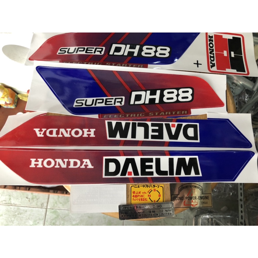 Bộ tem đầy đủ DH88 cho anh em dọn xe