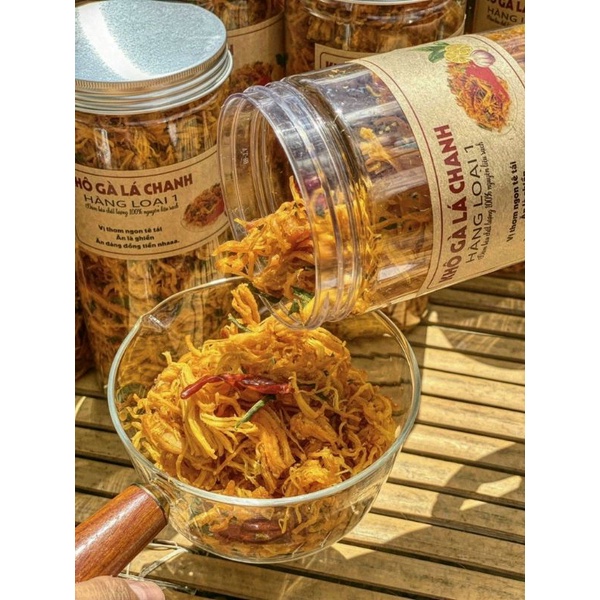 KHÔ GÀ LÁ CHANH LOẠI NGON 500gr
