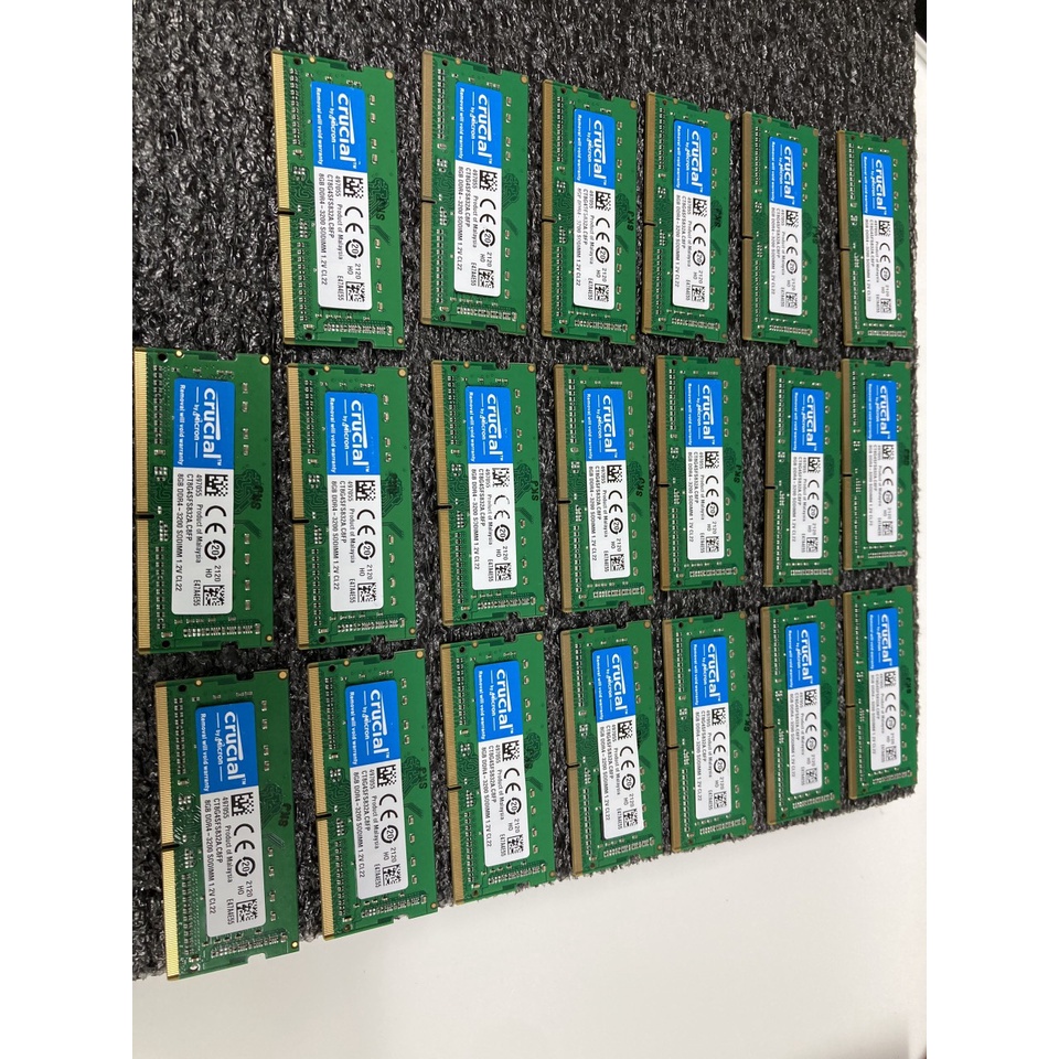 Ram Laptop Crucial DDR4 8GB Bus 3200.Chính Hãng bảo hành 1 đổi 1 trong 4 năm